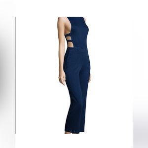 3x1 denim cutout jumpsuit (M)